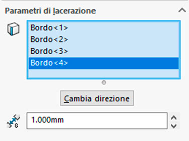creare lamiera da un solido